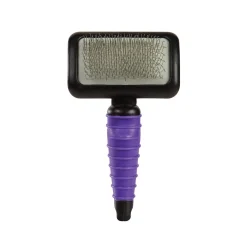 Master Grooming Tools Ergonomic Slicker Brush Med Purple