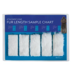 Master Grooming Tools Fur Length Chart for Attachment Combs