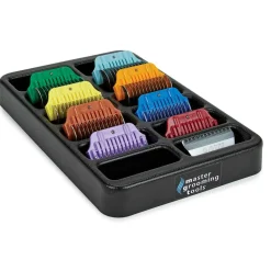 Master Grooming Tools 10pc Wide Blade Combs Kit