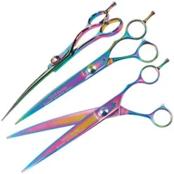Master Grooming Tools 5200 Rainbow Series Curved Shears