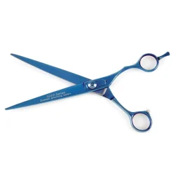 Master Grooming Tools 5200 Series 7.5In Blue Titanium Straight Shears