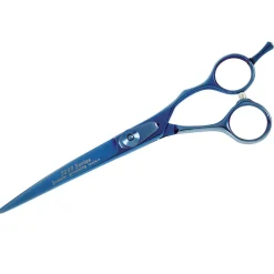 Master Grooming Tools 5200 Series Blue Titanium 6.5In Curved Shears