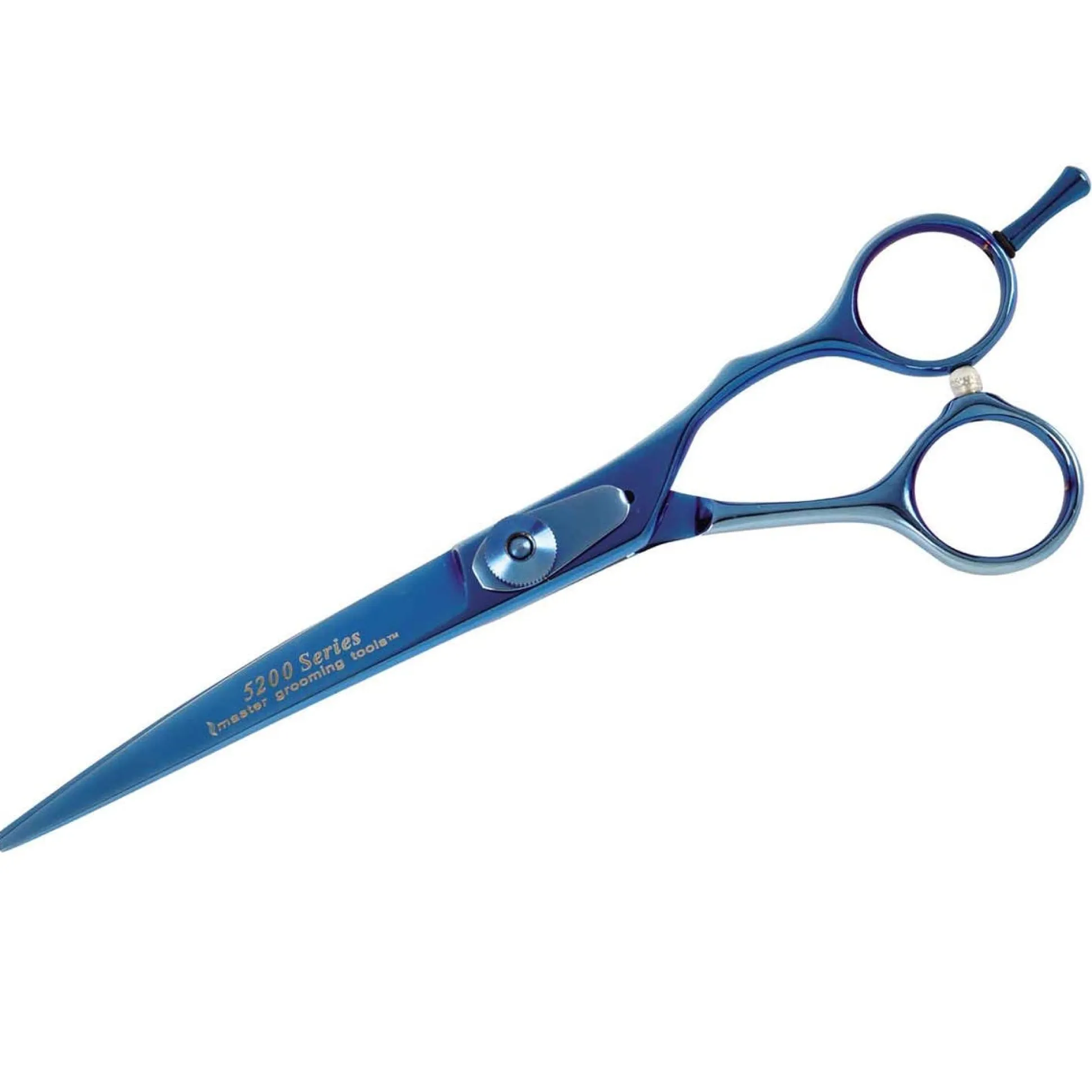 Master Grooming Tools 5200 Series Blue Titanium 6.5In Curved Shears