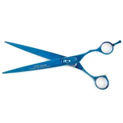 Master Grooming Tools 5200 Series Blue Titanium Straight Shears