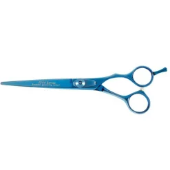 Master Grooming Tools 5200 Series Blue Titanium Straight Shears