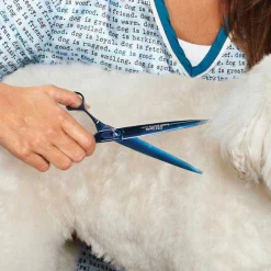Master Grooming Tools 5200 Series Blue Titanium Straight Shears