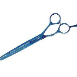 Master Grooming Tools 5200 Series Blue Titanium Thinning Shears