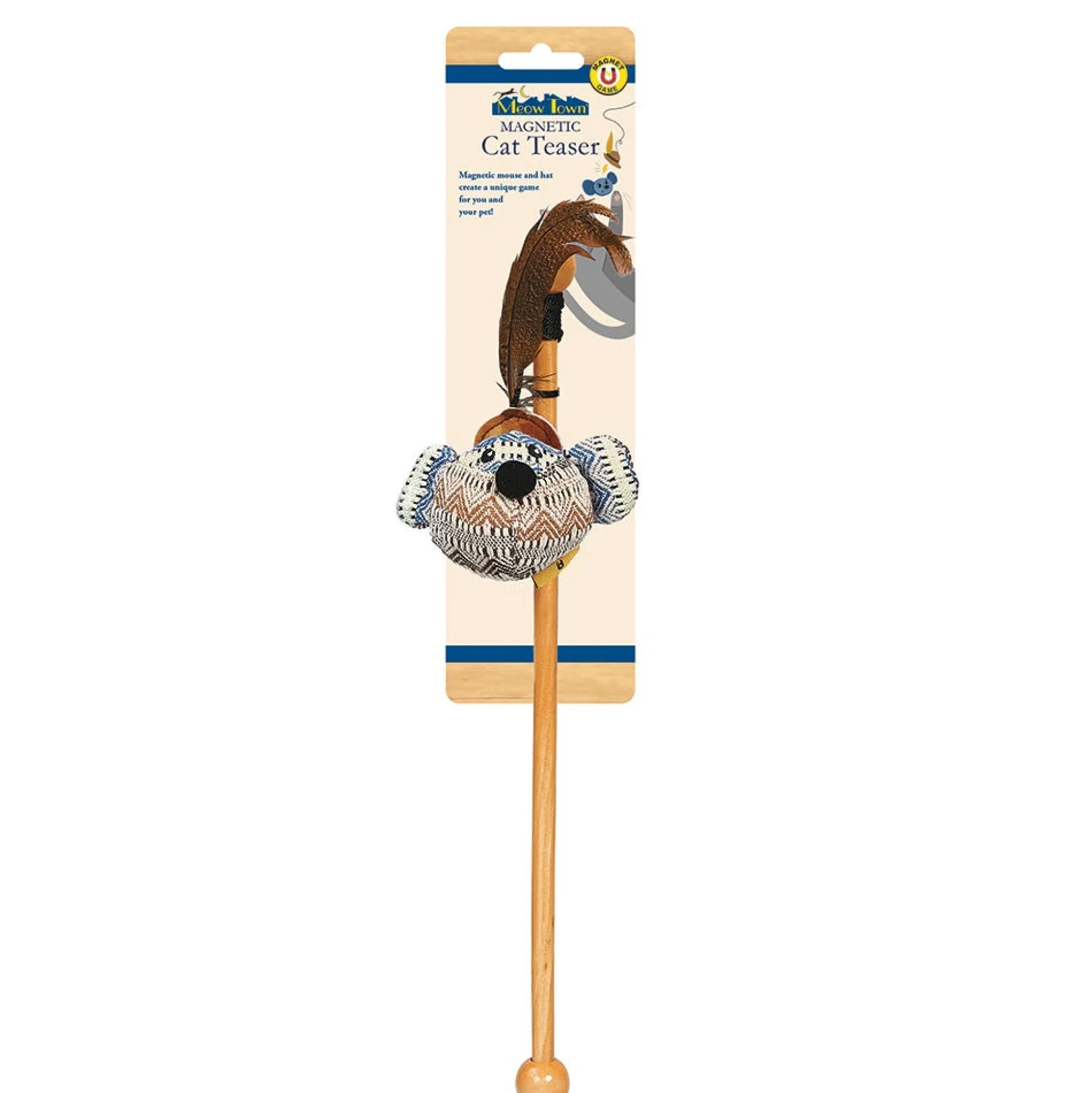 Meow Town Cat Teaser Magnet Toys