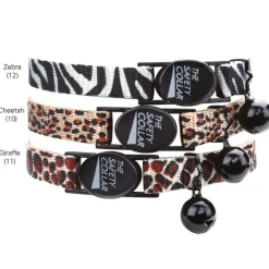 Meow Town Collection Animal Print Cat Collars