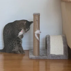 Meow Town Paw Bridge & Scratcher Pole