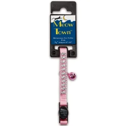 Meow Town Rhinestone Cat Collars