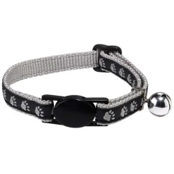 Meow Town Two-Tone Pawprint Cat Collars