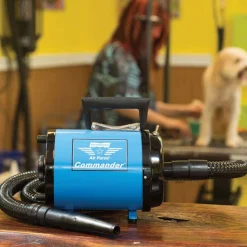 Metro Air Force Commander 2-Speed Dog Dryer 1.7HP Blue