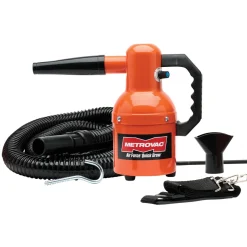 MetroVac Air Force QuickDraw VariSpeed 1.3HP Dog Dryer Orange