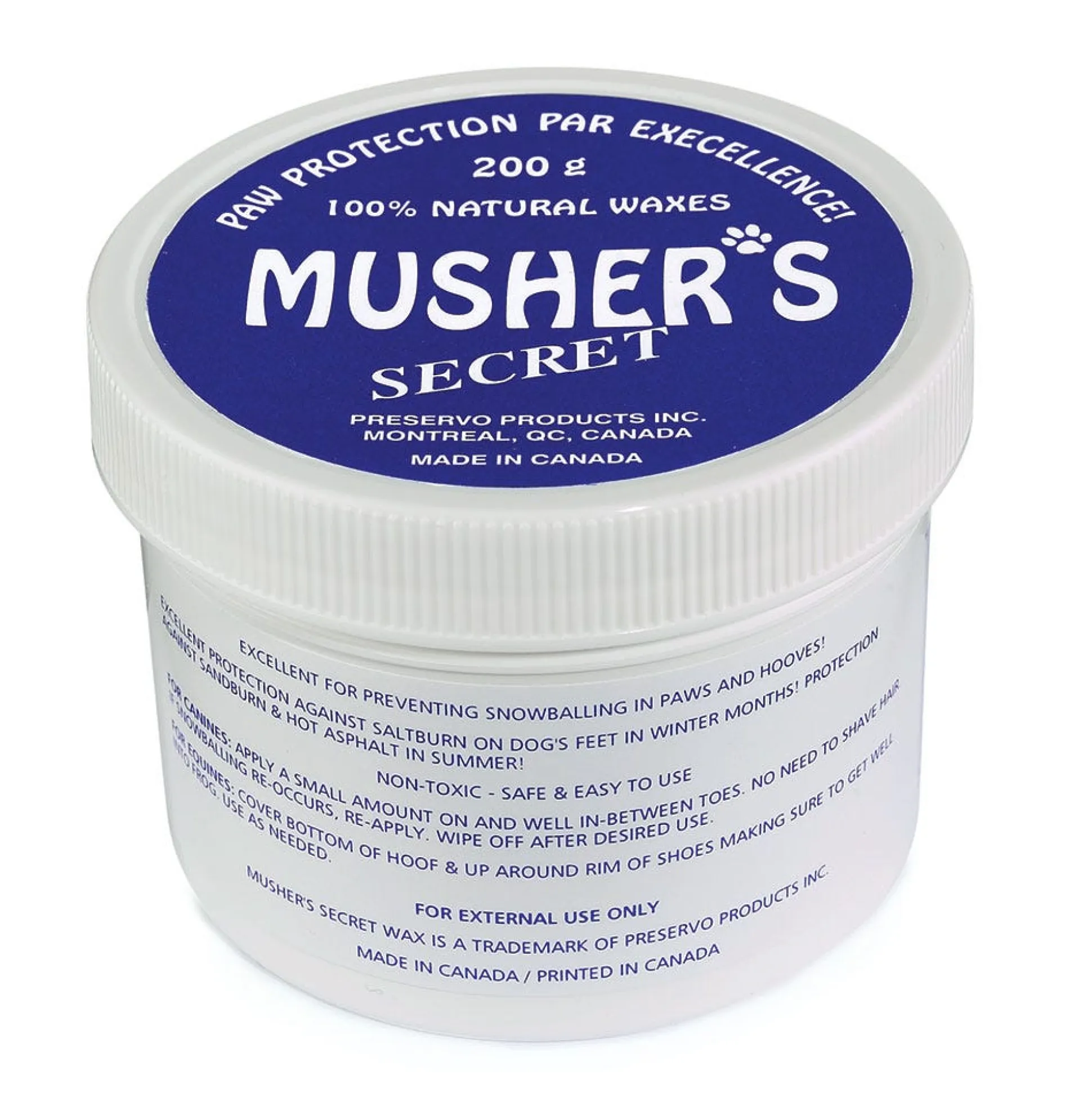 Musher's Secret Paw Protection Cream