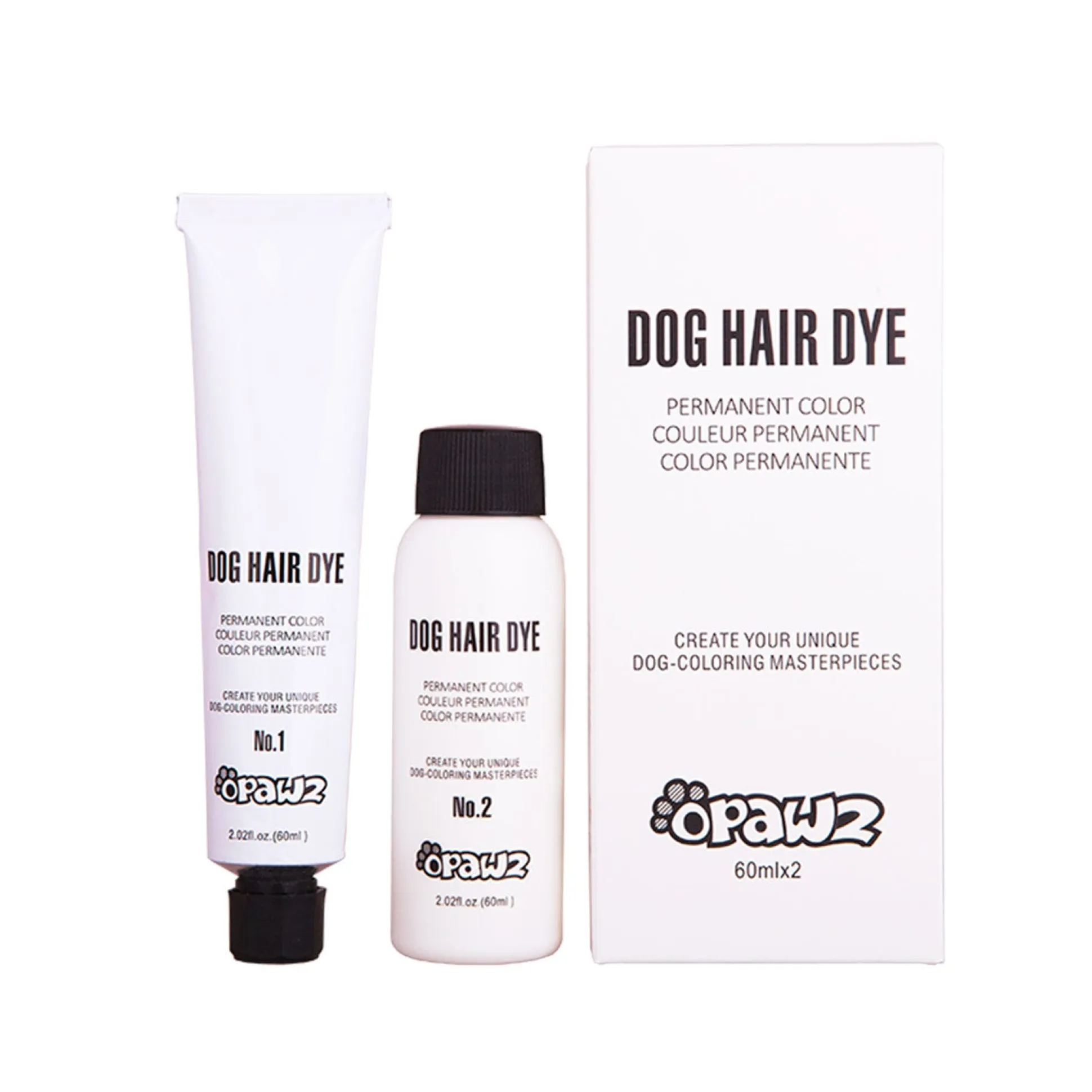 Opawz Permanent Hair Dye + Developer