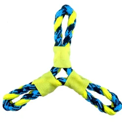Pet Park Blvd Paracord Rope Twisted Tri-Flyers