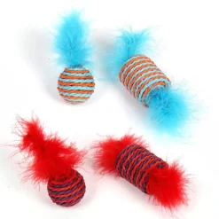 Pet Park Blvd Sisal Roller Toys 2 pk