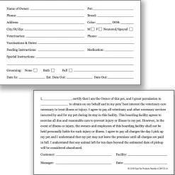 ProSelect Kennel Cards, 100 pk