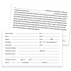 ProSelect Kennel Card 3x5In 100Pk