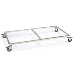 ProSelect Modular Cage Base w/Wheels Stainless Steel