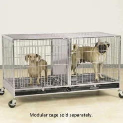 ProSelect Modular Cage Base w/Wheels Stainless Steel