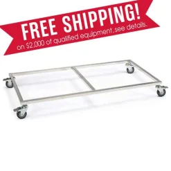 ProSelect Modular Cage Base w/Wheels Stainless Steel