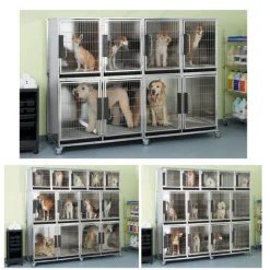 ProSelect Modular Dog Kennel Cages Stainless Steel
