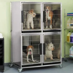 ProSelect Modular Dog Kennel Cages Stainless Steel