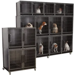 ProSelect Modular Kennel Cage Banks Powder Coated