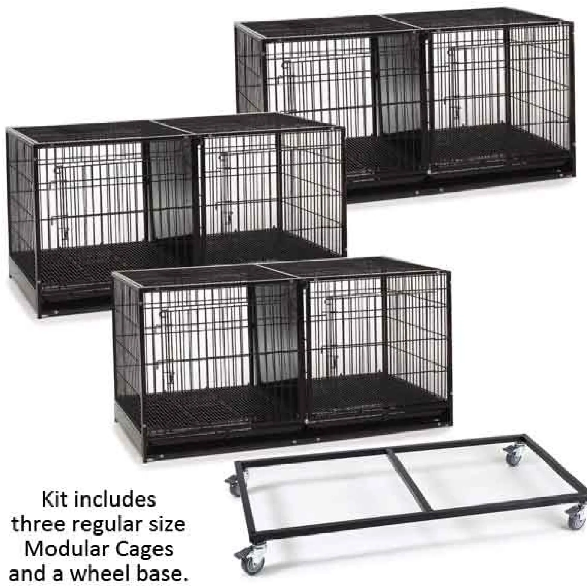 ProSelect Modular 3-Tier Cage Bank Kit