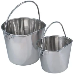 ProSelect Stainless Steel Flat-Sided Pails
