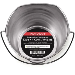 ProSelect Stainless Steel Flat-Sided Pails
