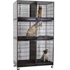 ProSelect 3-Unit Modular Cage Bank, X-Tall