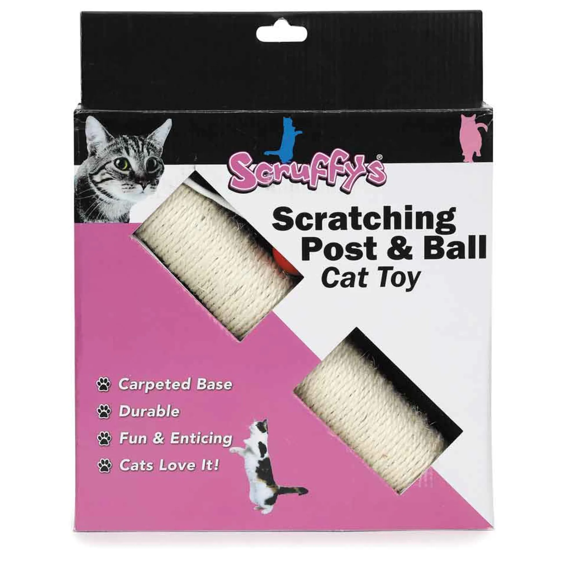 Scruffy's Scratching Post & Ball