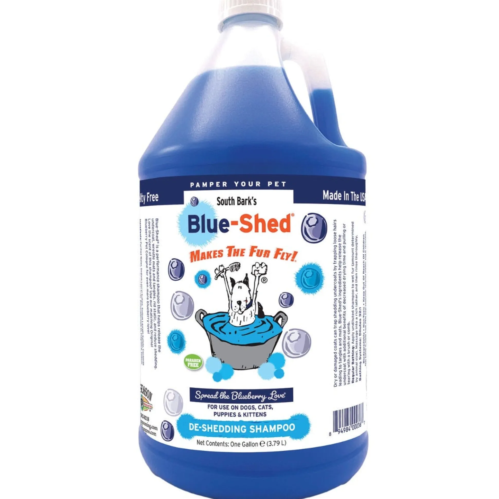 Showseason South Bark's Blue-Shed De-Shedding Shampoo