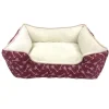 Slumber Pet Red Arrow Print 19in Cuddler Bed