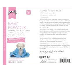 Top Performance Baby Powder Dog Grooming Shampoo & Conditioner