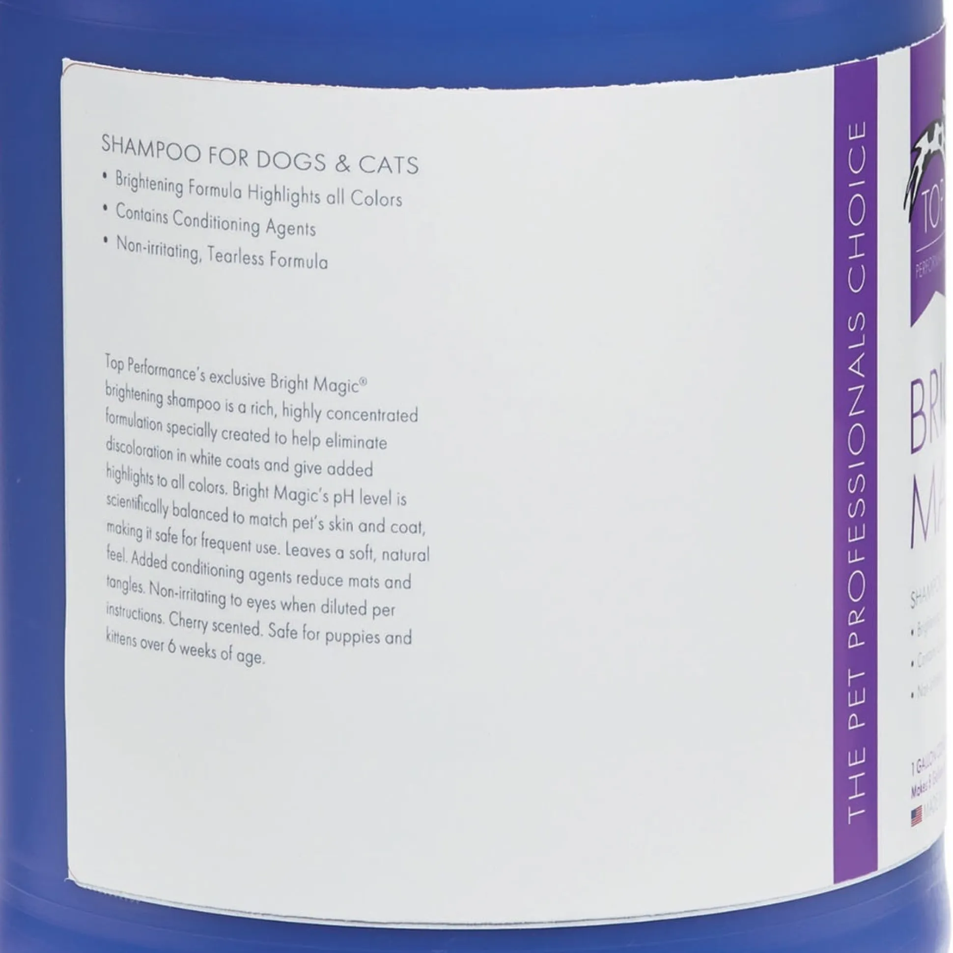 Top Performance Bright Magic Dog Grooming Shampoo