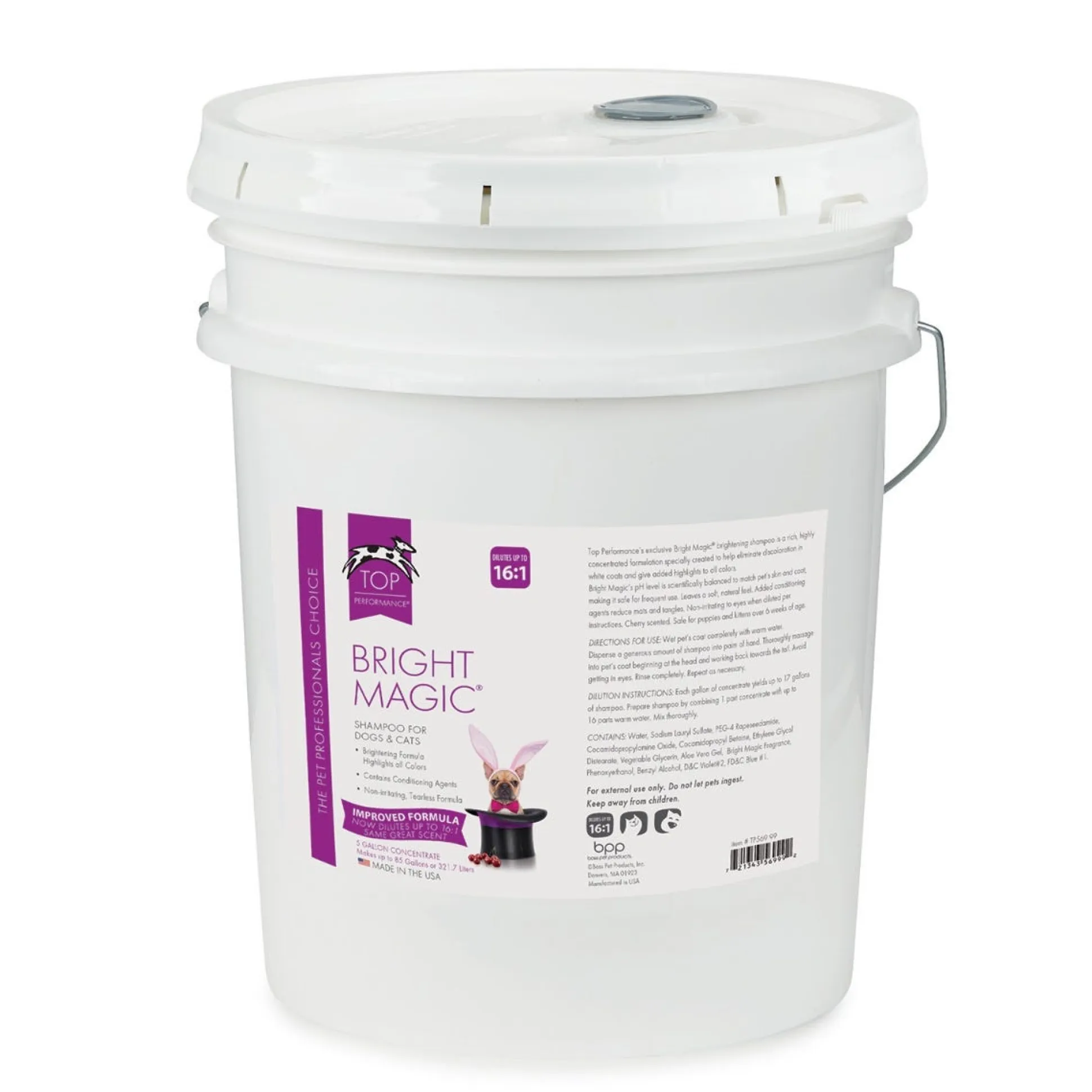 Top Performance Bright Magic Dog Grooming Shampoo