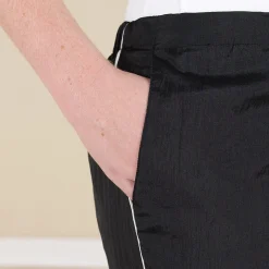 Top Performance Contrast Trim Drawstring Grooming Pants