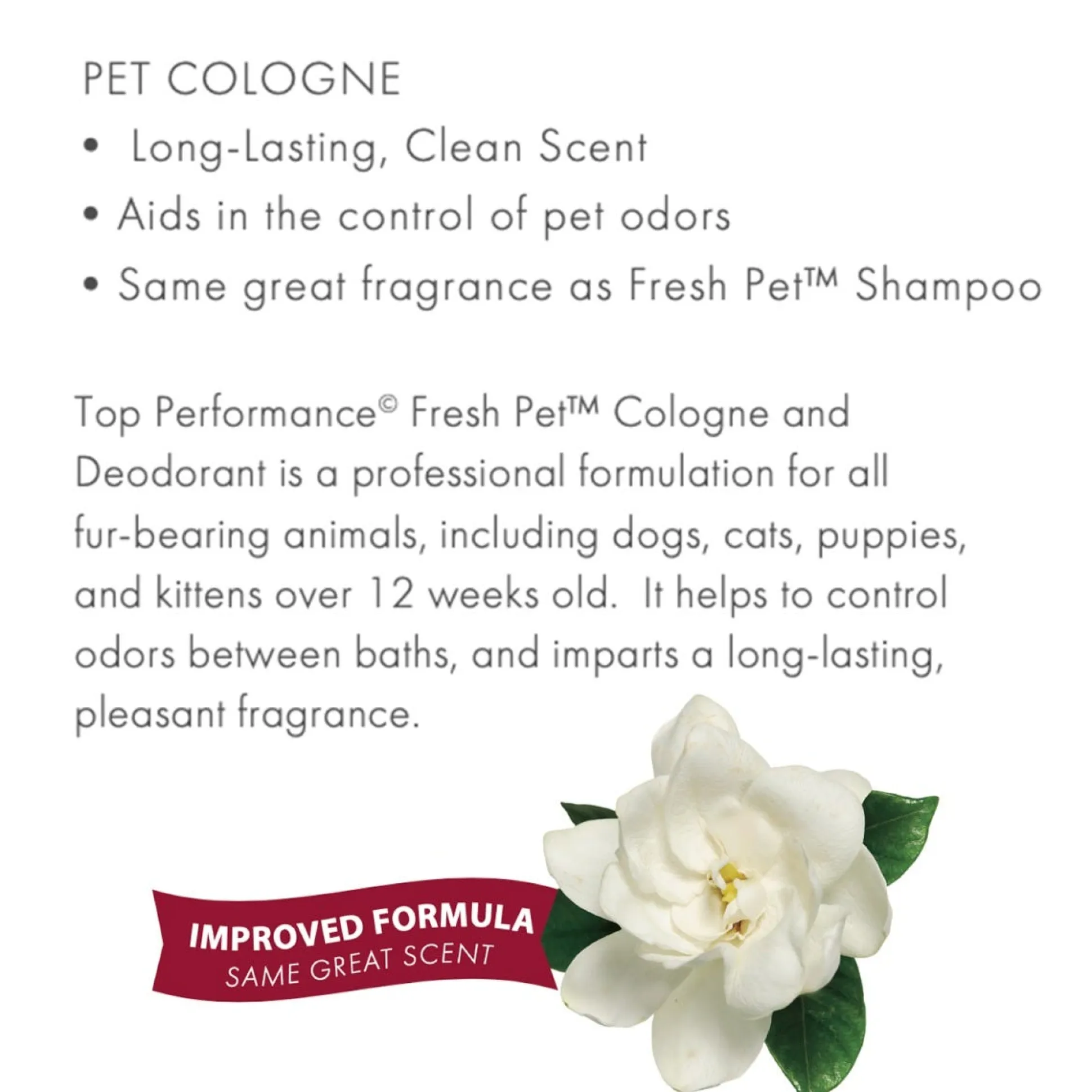 Top Performance Dog Grooming Cologne Mists
