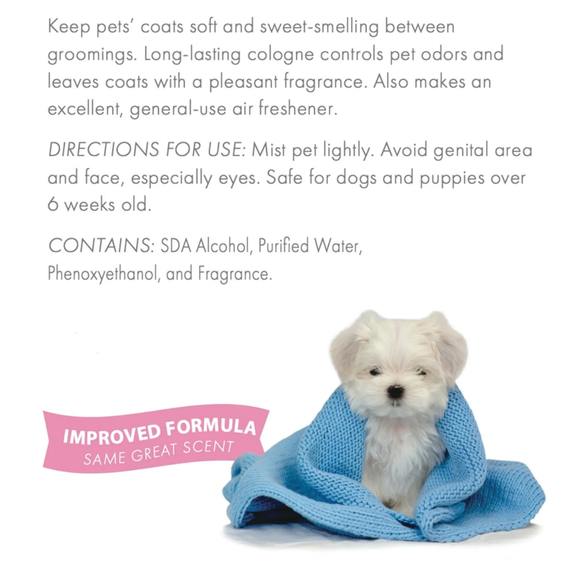 Top Performance Dog Grooming Cologne Mists