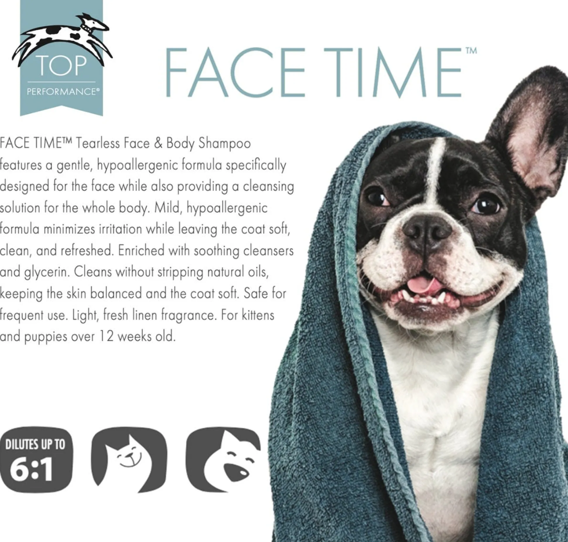 Top Performance Face Time Tearless Face & Body Shampoo
