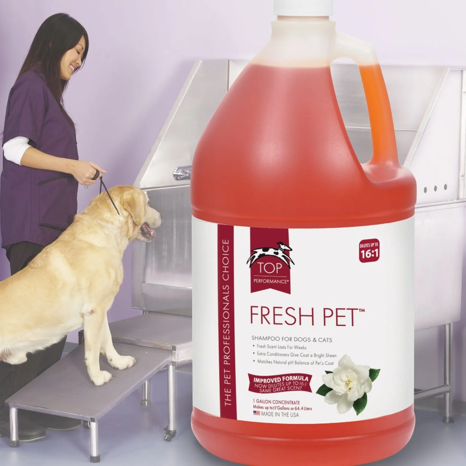 Top Performance Fresh Pet Dog Grooming Shampoo and Conditioner