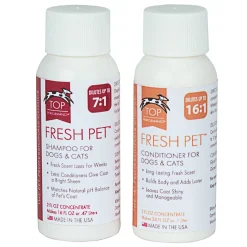 Top Performance Fresh Pet Shampoo Conditioner Sample Pack
