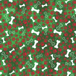 Top Performance Holiday Bones Green Bandanas
