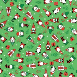 Top Performance Holiday Gnomes Green Bandanas
