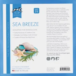 Top Performance SeaBreeze Dog Grooming Shampoo