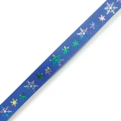 Top Performance Snowflake Printed Ribbon Rolls, 50-Yard